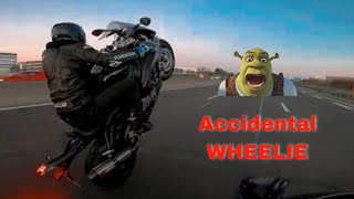 Hayabusa Accidental Wheelie 😮🤯 5MChallenge vlog1 TurboXtreme [upl. by Earezed254]