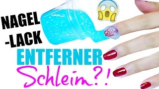 DIY SCHLEIM ALS NAGELLACK ENTFERNER FUNKTIONIERT DAS CRAZY BEAUTY HACK GETESTET  KINDOFROSY [upl. by Gherardo765]