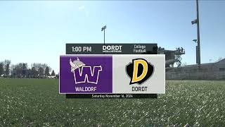 Dordt vs Waldorf Football Nov 16 2024 [upl. by Atinyl]