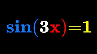 How to Solve sin3x  1 using the Unit Circle StepbyStep Trigonometry Tutorial over 02 pi [upl. by Enerehs361]