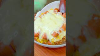 How to make Corn Cheese Spicy Sausage Ramen [upl. by Durer]