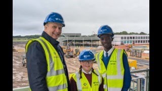 Topping out at the site of the new Seaton Valley Super School [upl. by Rochette278]