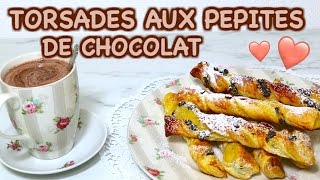 Recette Torsades chocolat I Twisted pastries recipe 🍫 Eng amp Fr subs [upl. by Sheela]