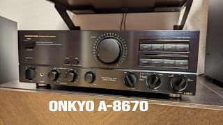 Onkyo A8670 in Action [upl. by Walker]