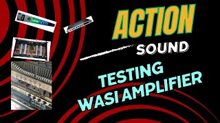 Wasi w4400 power amplifier installed and testactionmusicvibes6452 [upl. by Pollak]