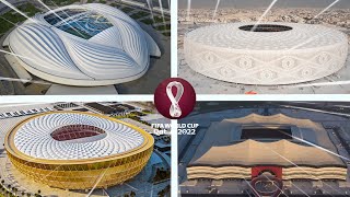 ملاعب قطر 8 المستضيفة لنهائيات كأس العالم فيفا قطر 2022 استاد البيت و استاد لوسيل و استاد الثمامة [upl. by Eserahc630]