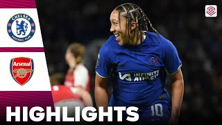 Chelsea vs Arsenal  Highlights  FA Womens Super League 15032024 [upl. by Etteluap]