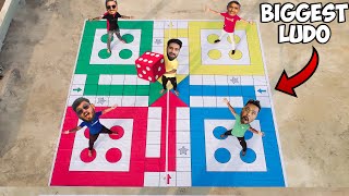 Playing Worlds Biggest Ludo Game  सबसे बड़ा लूडो गेम  Winner Will Get ₹100000 😱 [upl. by Derk]