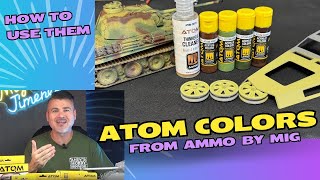 ATOM COLORS from AMMO BY MIG HOW TO USE THEM [upl. by Enayd]