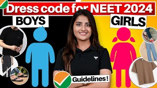 Dress Code for boys and girls  NTA Latest Guidline  Dos amp Donts  NEET 2024  Seep Pahuja [upl. by Asseralc]