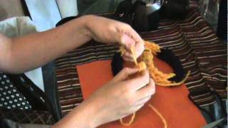 Finger Knitting Video Tutorial Part 2 [upl. by Vani]