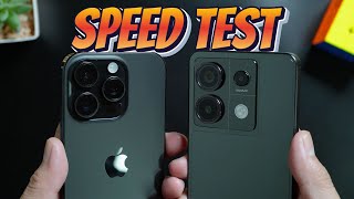 iPhone 16 Pro vs Redmi Note 13 Pro 5G Speed Test [upl. by Yetnom]