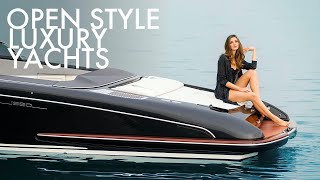 Top 5 Small Open Style Luxury Yachts by Riva Yachts  Price amp Features [upl. by Martino]