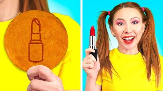 BEAUTY Struggles  How to Sneak MAKEUP in a JAIL  Best Hacks  Funny Relatable by La La Life School [upl. by Shirlie]