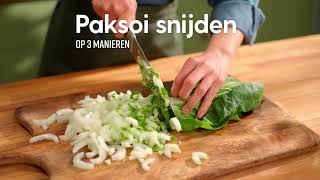 Paksoi snijden  How to  Allerhande [upl. by Rede60]