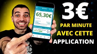 GAGNER 3€ PAR MINUTE AVEC CETTE APPLICATION ARGENT PAYPAL FACILE [upl. by Aniretake]