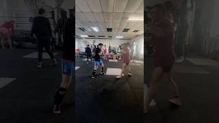 Pads at the Griphouse training mma padwork glasgow sports sparring [upl. by Tadio]