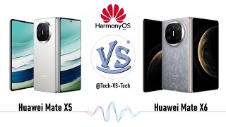 Huawei Mate X5 VS Huawei Mate X6 [upl. by Eihs883]