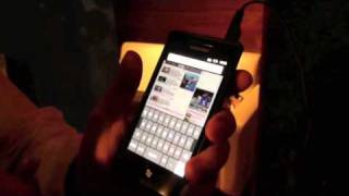 Test Windows Phone 7 sur le Samsung Omnia 7 [upl. by Louanna]