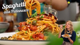 Spaghetti alla Puttanesca  das beste italienische Rezept  Felicitas Then [upl. by Aundrea]