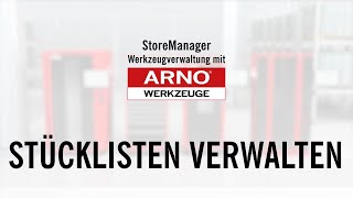 StoreManager Tutorial Stücklisten verwalten [upl. by Mimajneb]