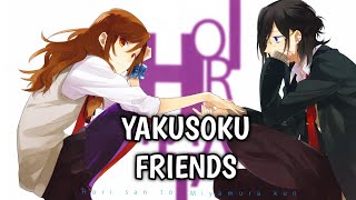 Horimiya  Ending Full『Yakusoku』by Friends Lyrics Romaji [upl. by Hsejar]