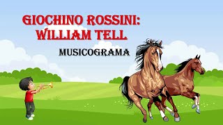 Gioachino Rossini William Tell uvertira  MUSICOGRAMA [upl. by Atiuqel737]