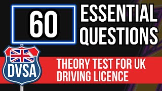 DVSA Theory Test 2024 for UK Driving License 60 Essential Questions [upl. by Fisch51]