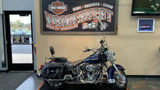 2008 HarleyDavidson Softail Heritage Classic in Dark Blue PearlFLSTC [upl. by Manno]