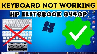 Hp Elitebook 8440p Keyboard Keys Not Working [upl. by Jahdal42]