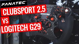 Logitech G29 Upgrade to Fanatec Clubsport  Tested amp Verdict [upl. by Nobie]