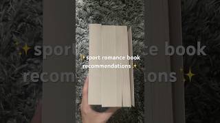 ✨sport romance book recommendations✨booktok bookrecommendations tbrjar booktube [upl. by Ainahtan194]