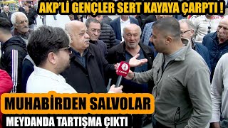 AKPli troller röportajı sabote edecekti sert kayaya çarptılar  Meydanda tartışma çıktı [upl. by Nahtanaoj]