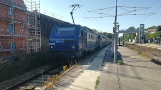 Rare  Transilien J BoissyLAillerie  ParisSaintLazare via lantenne de Neuville VB 2N [upl. by Eitnom]