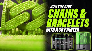 How To Print ENTIRE Chains And Bracelets With An Elegoo Saturn 4 3D Resin Printer [upl. by Lenwood]