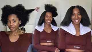 She’s tired of styling her 4C hair Watch What We Did… [upl. by Ytteb]