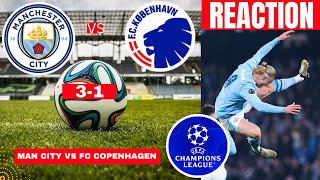 Man City vs FC Copenhagen 31 Live Stream UEFA Champions League UCL Football Match Score Highlights [upl. by Lasley]