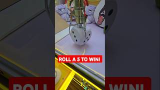 Roll a 5 To Win ANY Prize in This Claw Machine [upl. by Ahsirkal849]