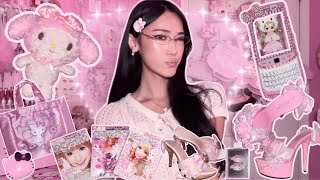 cute neokyo japan haul unboxing  tryon amp making my dream hime gyaru heels ❤︎ [upl. by Shimberg660]