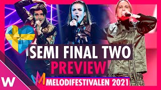 Melodifestivalen 2021 SemiFinal 2 Rehearsals Reaction Dotter and Anton Ewald to the final [upl. by Girardo]