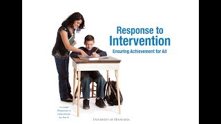 Response to Intervention Ensuring Achievement for All [upl. by Siberson]