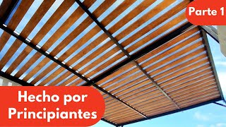 Cómo construir una pérgola cúbica para el jardín [upl. by Odrude]