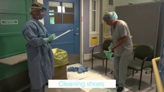 Instructional video Doffing PPE for highrisk patient [upl. by Eob]