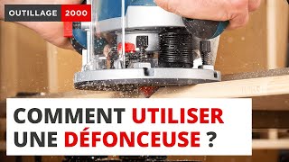 Bien utiliser une défonceuse [upl. by Eri]