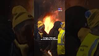 😤 Colère des agriculteurs  des tensions dans le LotetGaronne｜TF1 INFO [upl. by Nemsaj]