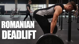 Rumänisches Kreuzheben  Romanian Deadlift  Richtige Technik amp Anwendung [upl. by Schriever]