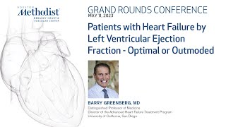 Classification of Patients with Heart Failure by Left Ventricular Ejection Fraction Dr Greenberg [upl. by Allmon]