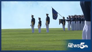 Annual parade for cadets held Wednesday ahead of Air Force Academy graduation [upl. by Mulac]