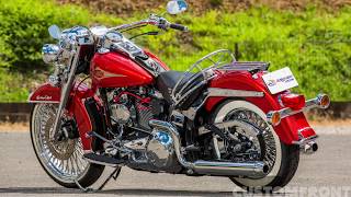 【HARLEYDAVIDSON FLSTC CUSTOM】45 DEGREE Rignise Hiroshima  HD FLSTC 1999（保浦正幸） [upl. by Naitsirhc]