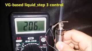 Ecigarettes temperature control VG vs PG [upl. by Lorenzana504]